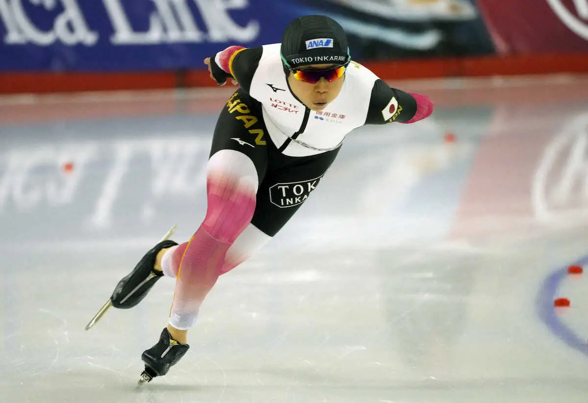 【画像・写真】＜スピードスケートW杯第3戦＞女子1000メートル、W杯通算34勝目を挙げた高木美帆（AP）