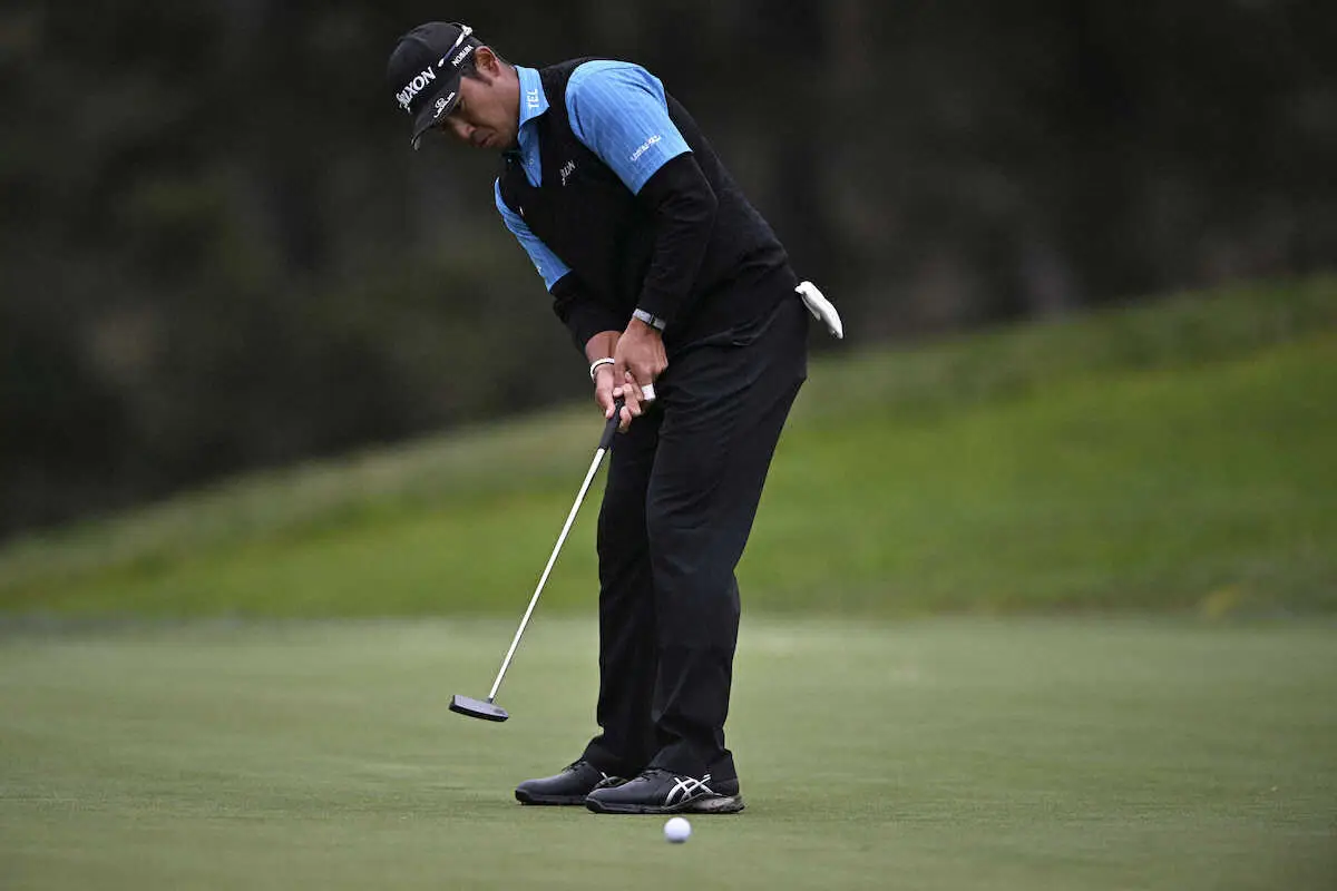 【画像・写真】「思うようにいかないラウンドが続いている」松山英樹6打差52位発進　AT＆Tペブルビーチ・プロアマ