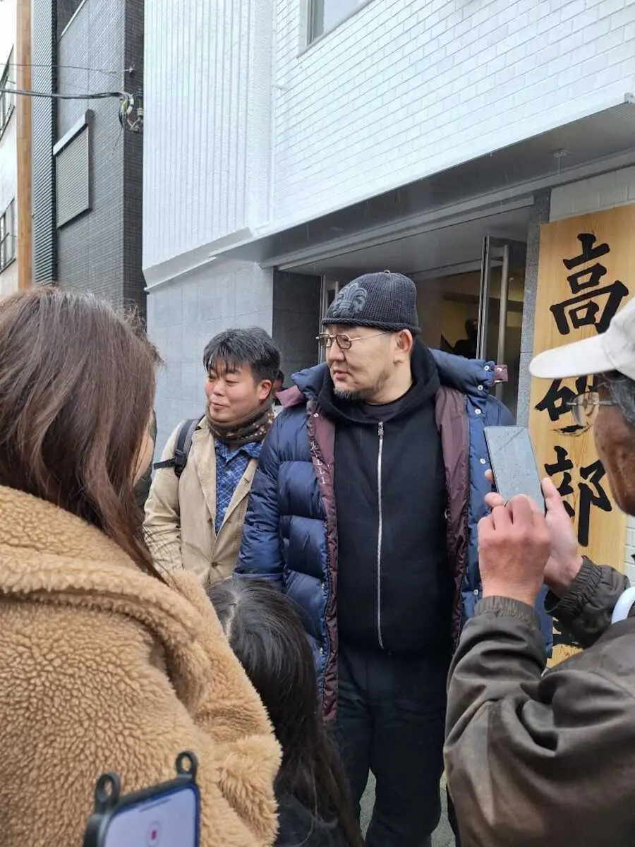 【画像・写真】高砂部屋の土俵開きに出た元朝青龍のドルゴルスレン・ダグワドルジ氏