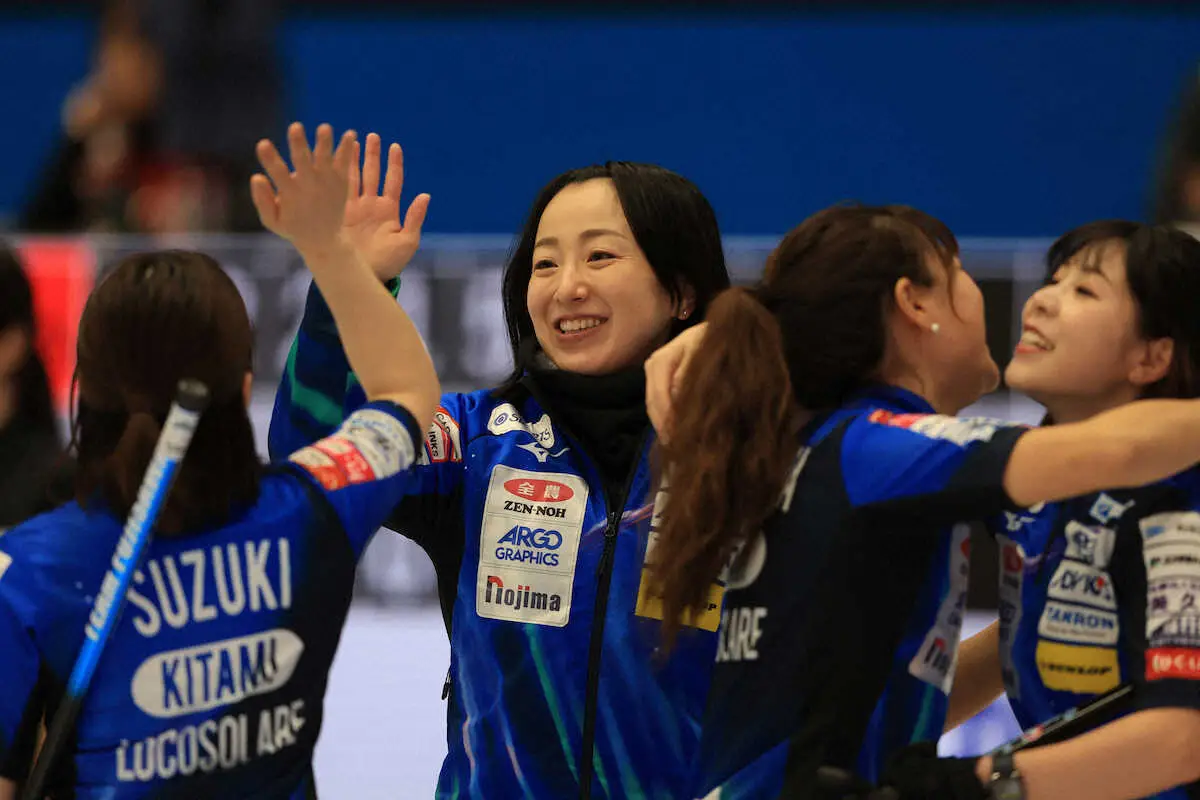 【画像・写真】【カーリング】正念場のロコ・ソラーレが今大会初勝利　吉田知「頑張ります！」日本選手権