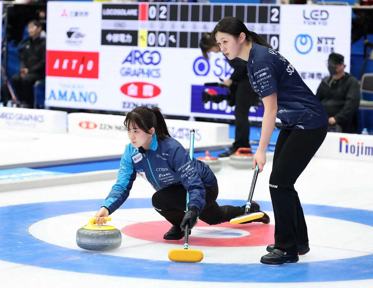 【画像・写真】【カーリング】女子で波乱！昨年VのSC軽井沢ク、6度Vの中部電力が1次L敗退