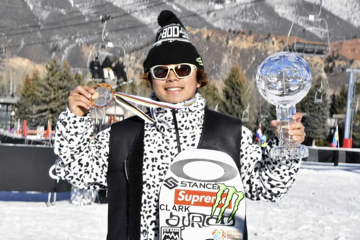 【画像・写真】男子ビッグエアで種目別優勝を果たした長谷川帝勝