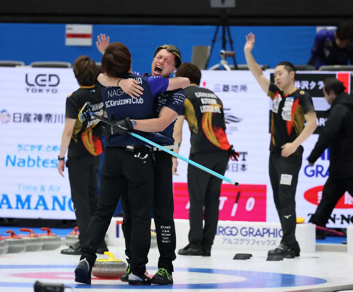【画像・写真】【カーリング】男子のSC軽井沢クが2年ぶり日本一！“計測決着”制して号泣＆絶叫　五輪へ望み
