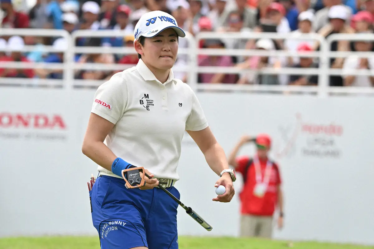 【画像・写真】米女子ゴルフツアー、ホンダLPGAで2位となった岩井明愛