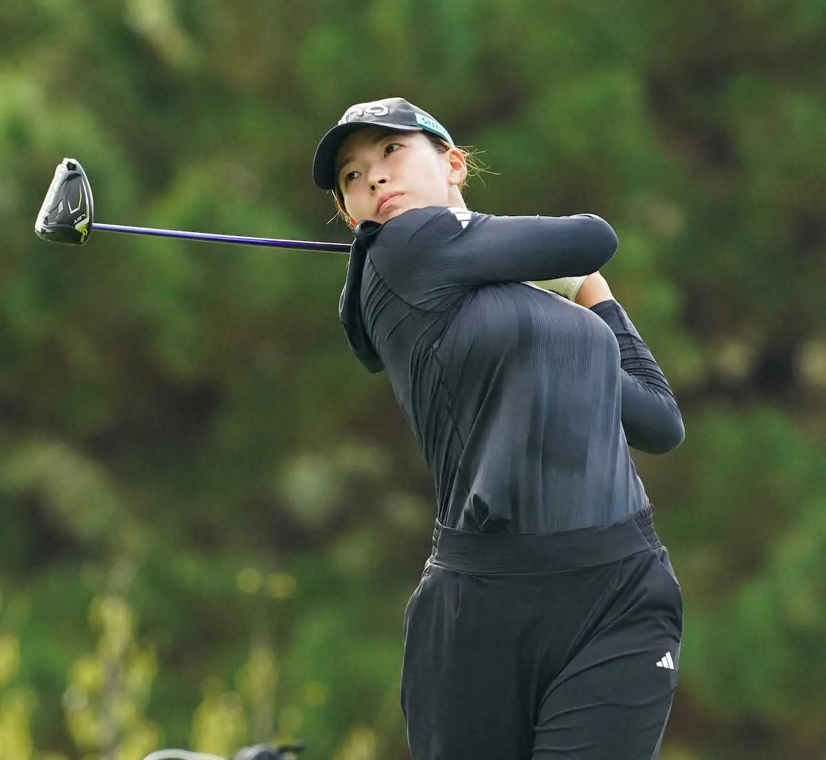 【画像・写真】渋野日向子　3差7位の好発進「最後まで集中してできた」71にまとめる