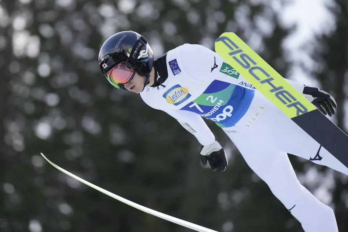 【画像・写真】山本涼太の前半飛躍（AP）