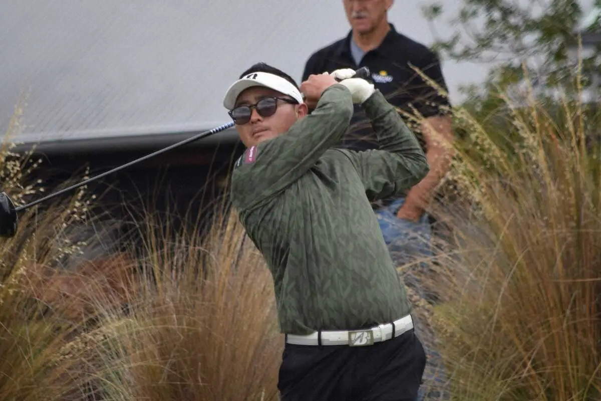 【画像・写真】片岡大育69「パットが入れば一気に上に行けそう」最終日のチャージ狙う　ニュージーランド・オープン