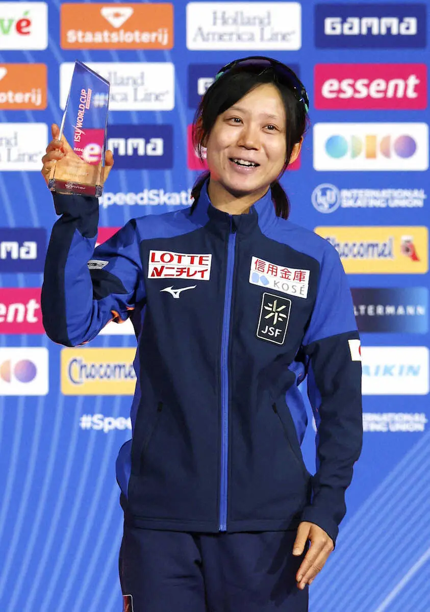 【画像・写真】女子1000メートルで種目別総合優勝を果たした高木美帆