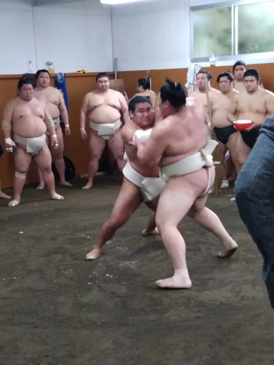 【画像・写真】豊昇龍　春場所千秋楽の前哨戦…大の里と13番など連続20番！番付トップと2番手が激突