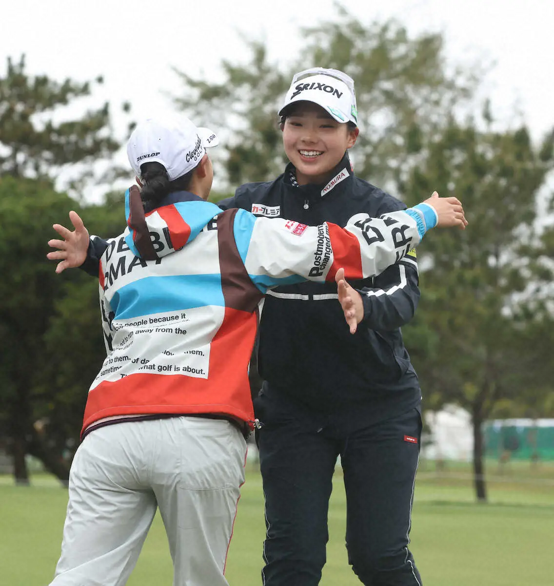 【画像・写真】【女子ゴルフ】プロ2年目の菅楓華　4アンダー、ホールアウト時点で首位「2打目以降すごく良かった」