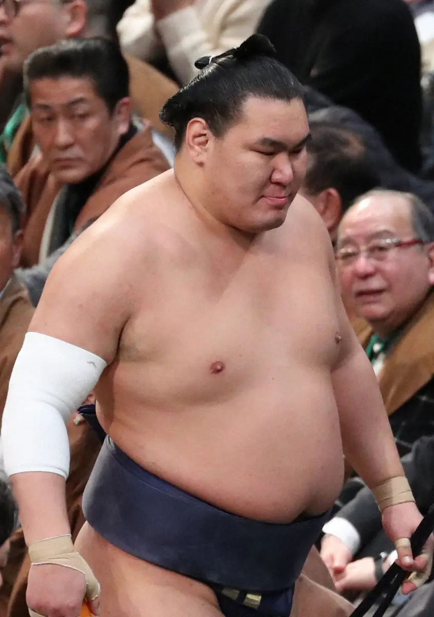 【画像・写真】黒星発進となった豊昇龍（撮影・奥　調）