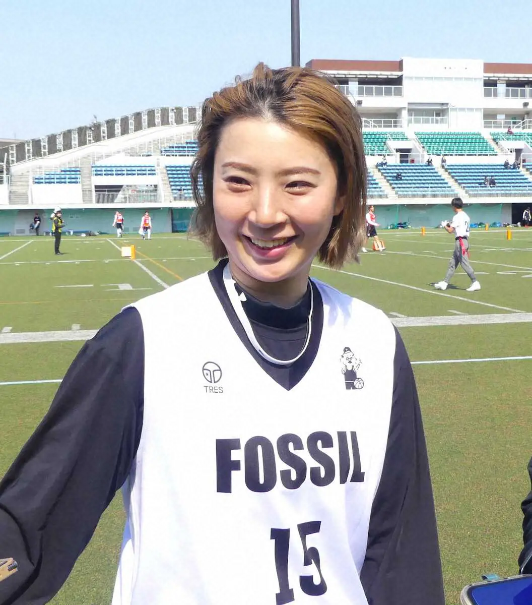 【画像・写真】女子バスケ元日本代表の栗原三佳がフラッグフット日本選手権に出場「可能性があるなら…」ロス五輪意欲