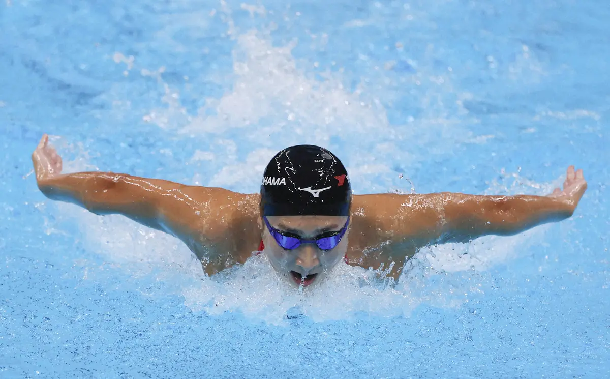 【画像・写真】競泳女子50メートルバタフライが本命の池江