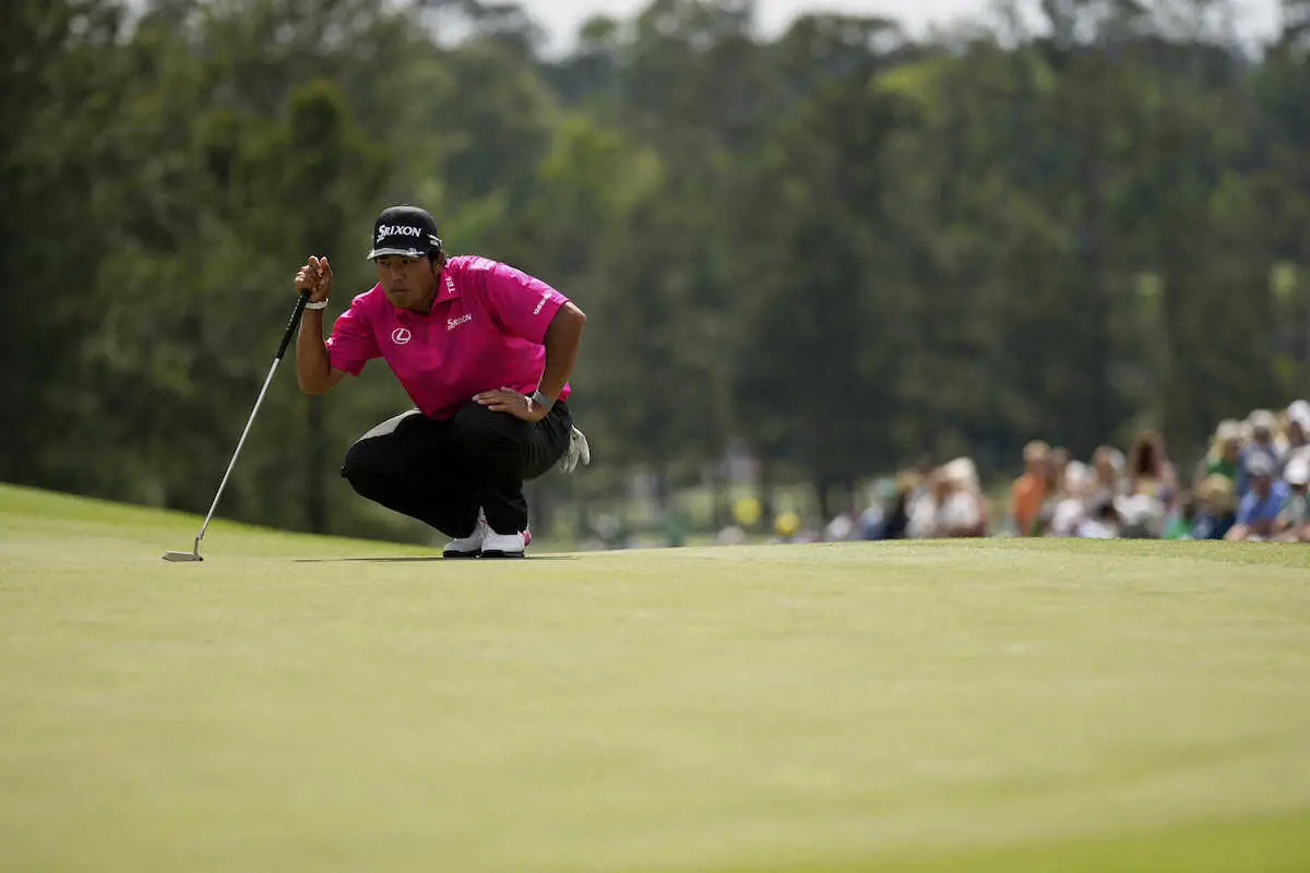 【画像・写真】【マスターズ】松山英樹「2番のイーグルで気持ち的に楽になった」第2R最少68で12位浮上