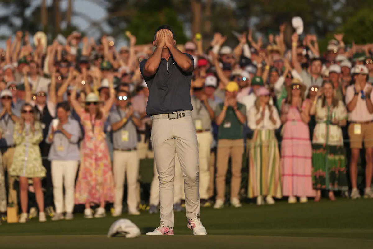 【画像・写真】【中嶋常幸の快説オーガスタ】松山以外の優勝で泣くとは…マキロイは心も体もタフだった