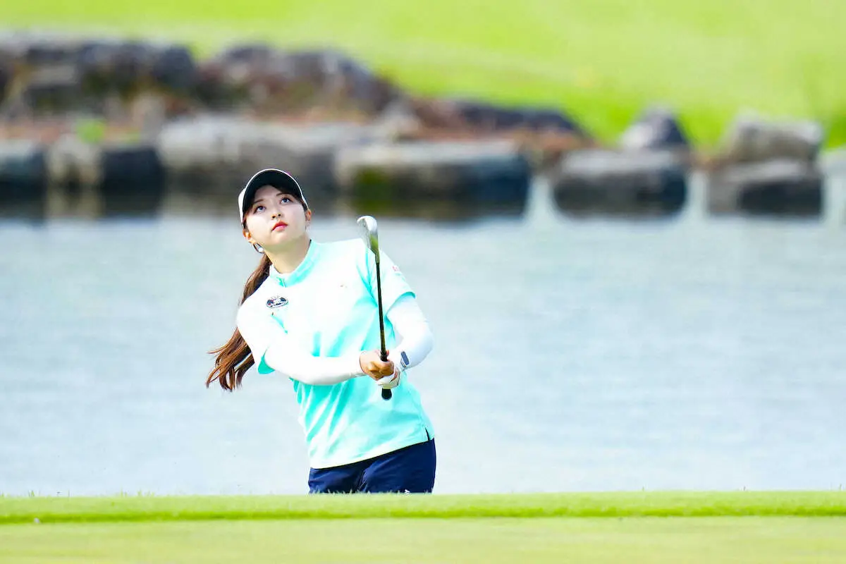 【画像・写真】女子初のツアーメンバー寺西飛香留「明日はアンダーパーを目指す」初のイーブンパーも貪欲