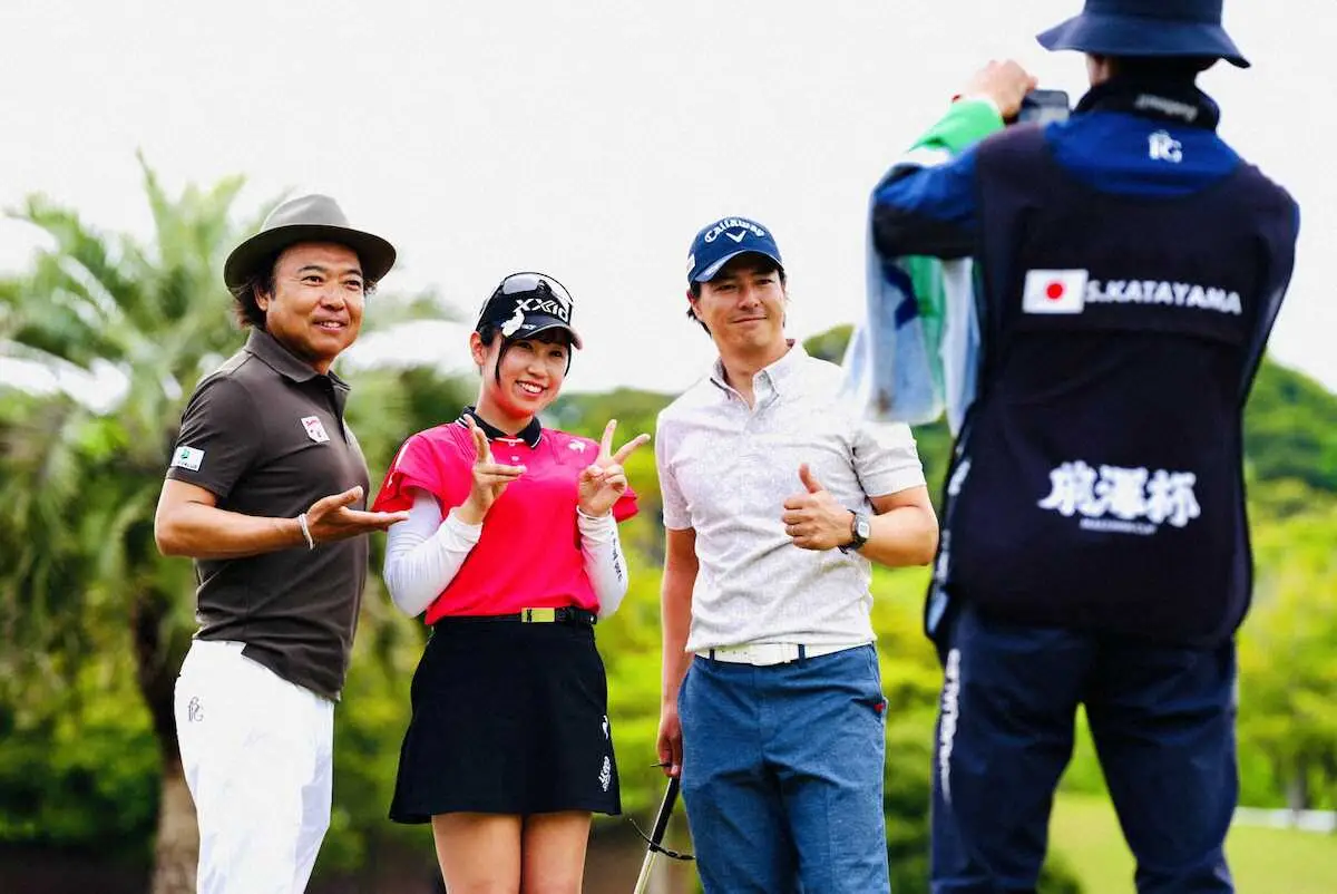 【画像・写真】菅沼菜々が飛ばし屋に変身！？スコア落とすも距離あるコースで大健闘「凄い自信に」石川遼も称賛