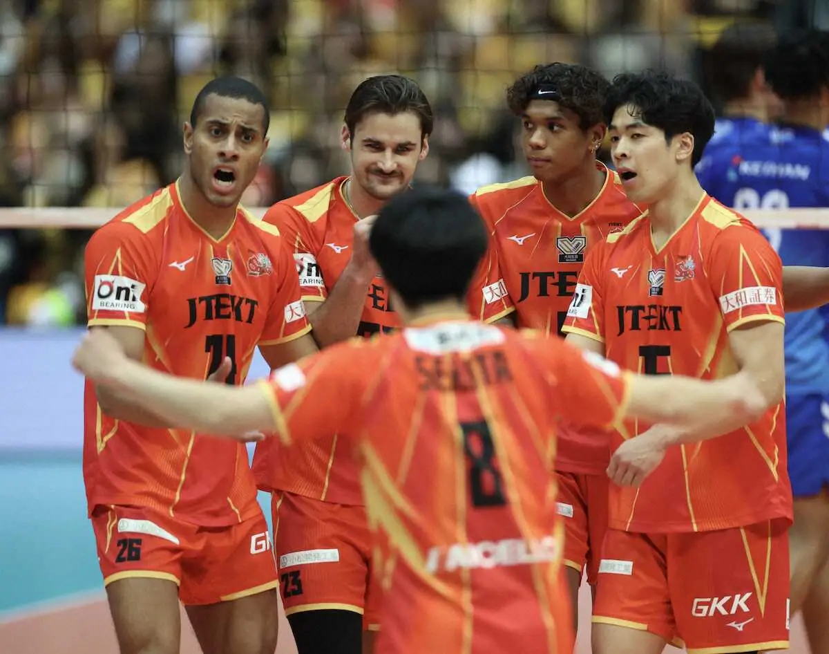 【画像・写真】【SVリーグ】愛知、下克上ファイナル進出　RS1位の大阪Bに逆転勝ち