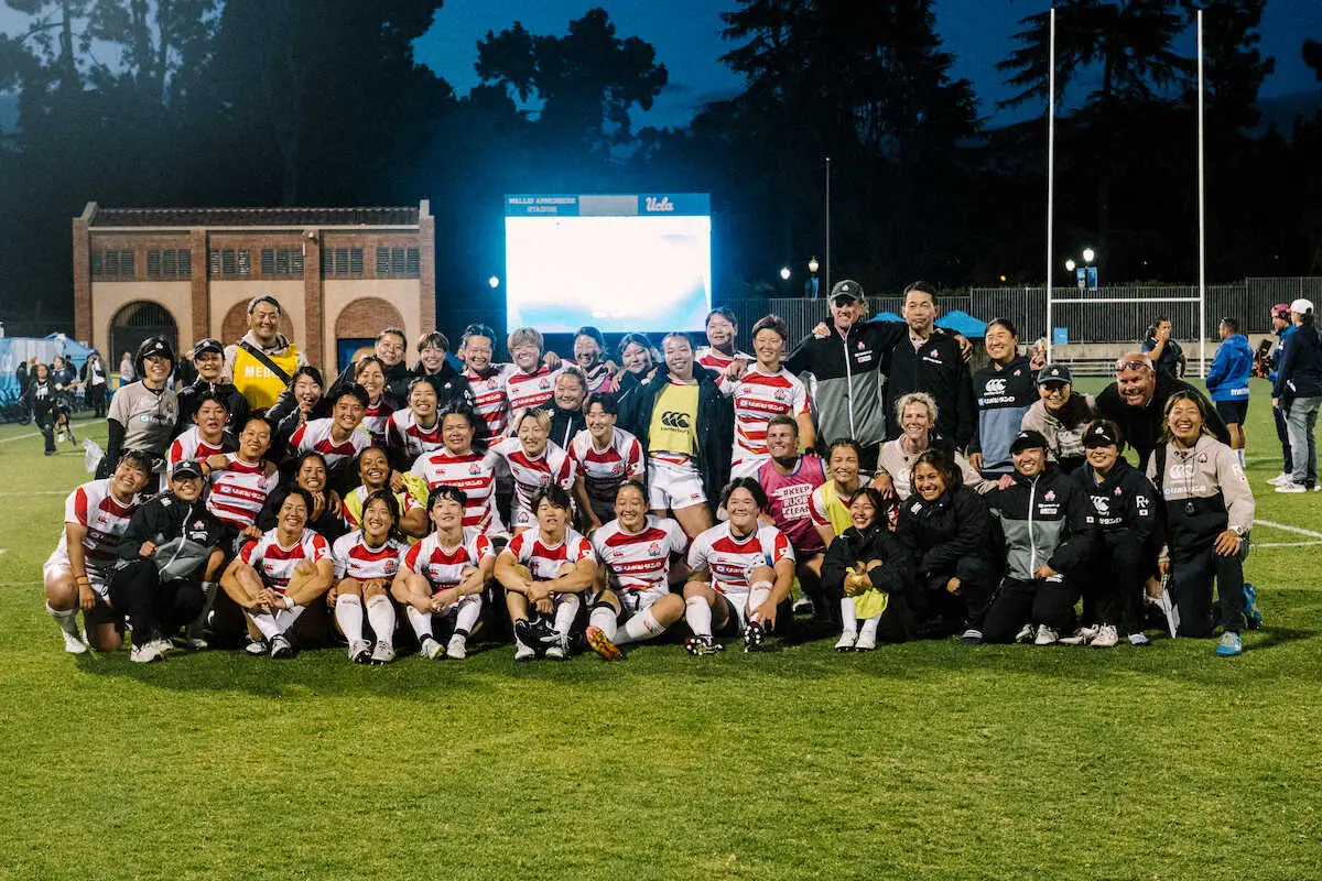 【画像・写真】【ラグビー女子日本代表】格上米国に史上初の勝利で8月開幕のW杯へ弾み　ハプニングも乗り越える