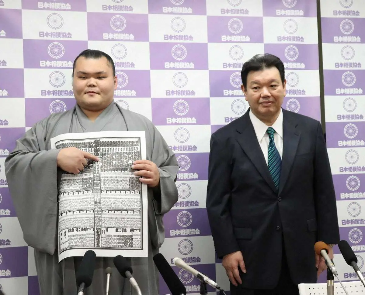 【画像・写真】25歳の新入幕・栃大海「追いつき、追い越したい。本当に…」　埼玉栄高の同級生・王鵬、琴勝峰に闘志