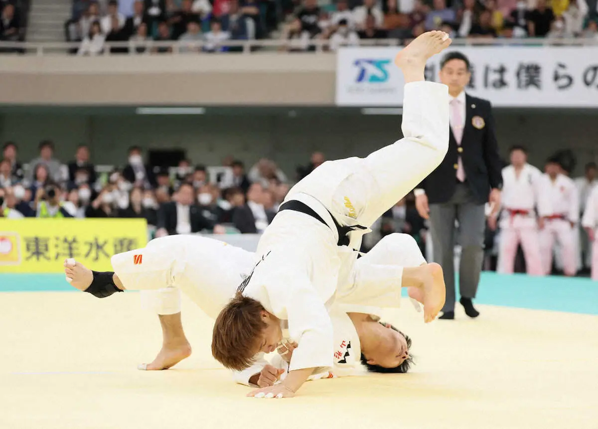 【画像・写真】【柔道全日本選手権】「あの角度から威力のある技は普通なら来ない」敗戦相手が阿部一を絶賛