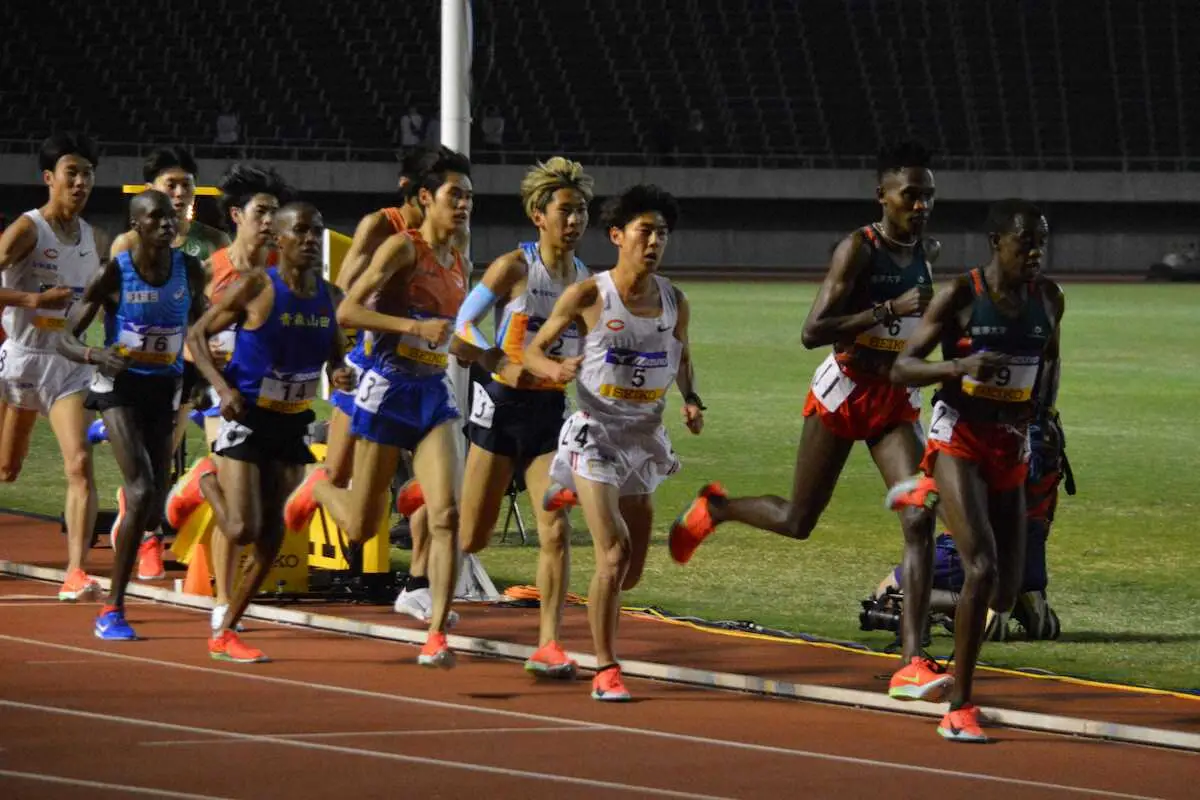 【画像・写真】【陸上】中大・吉居駿恭13分26秒31で2連覇「勝つことができてうれしい」織田記念5000メートル