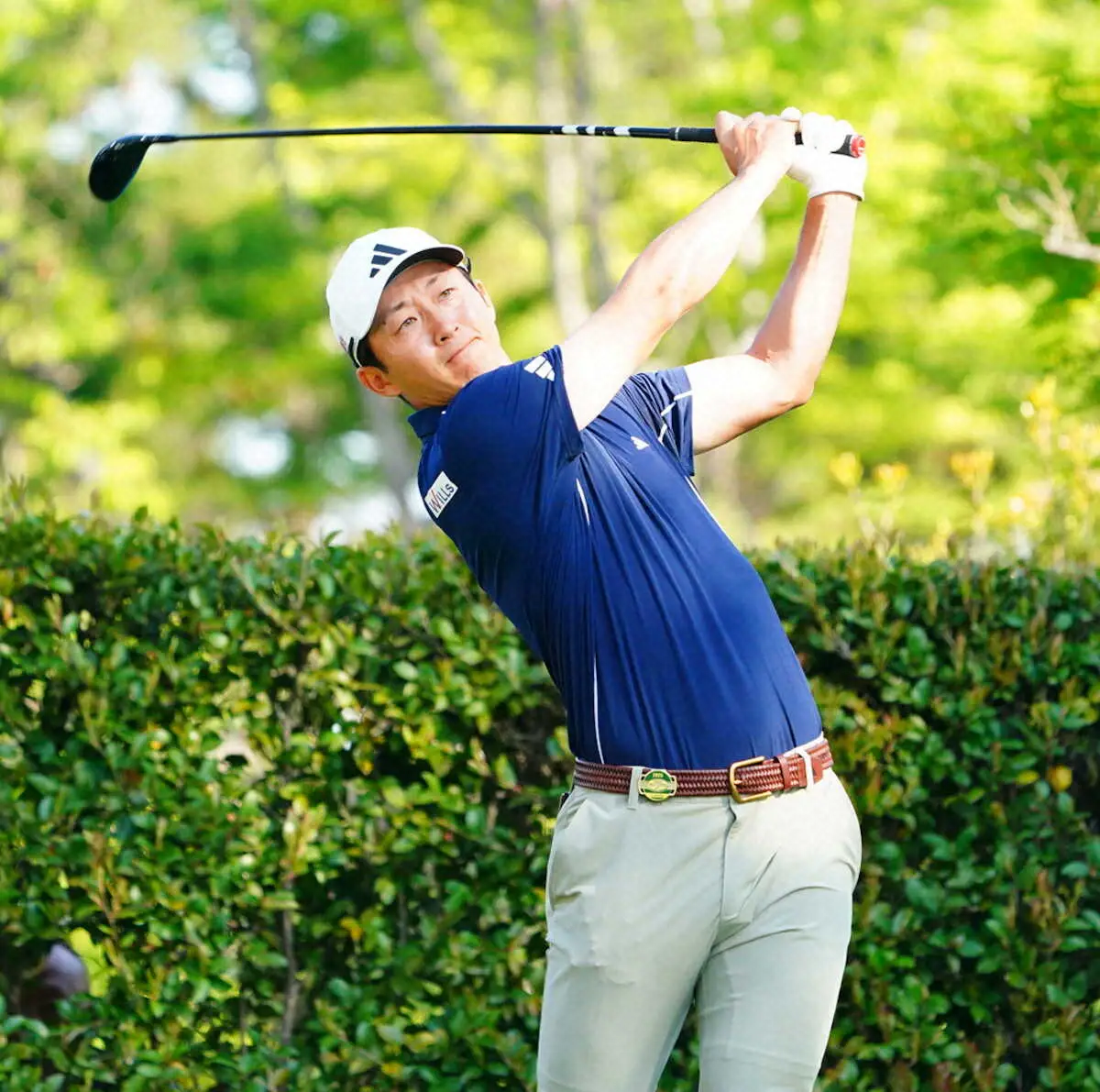 【画像・写真】岩崎亜久竜、今野大喜が3アンダーで首位　石川遼は36位　中日クラウンズ第1日