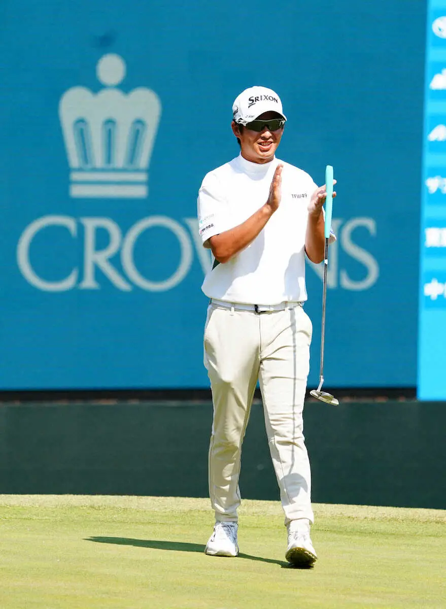 【画像・写真】【男子ゴルフ】100試合連続出場の片岡尚之が2Rスタート前に棄権　左膝痛のため