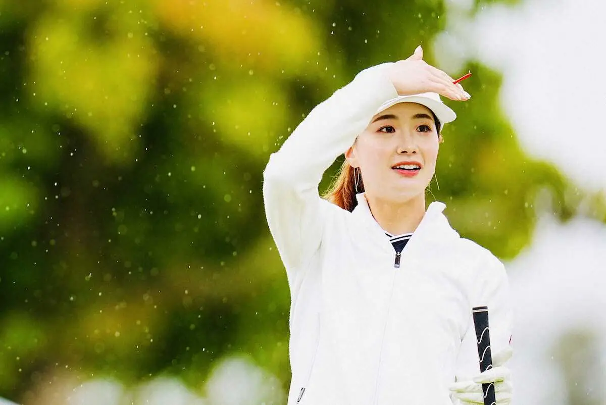 【画像・写真】悪天候で2度目の中断　女子ゴルフ　パナソニック・オープン