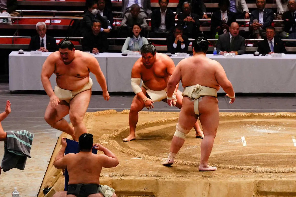 【画像・写真】大の里　綱獲りへ不安「上半身と下半身がバラバラ」体調不良で稽古不足