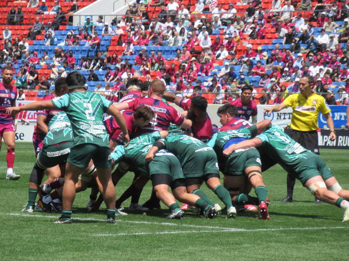 【画像・写真】【リーグワン】花園、生き残った！東葛との大一番に逆転勝ち　入れ替え戦出場圏内の2位に浮上