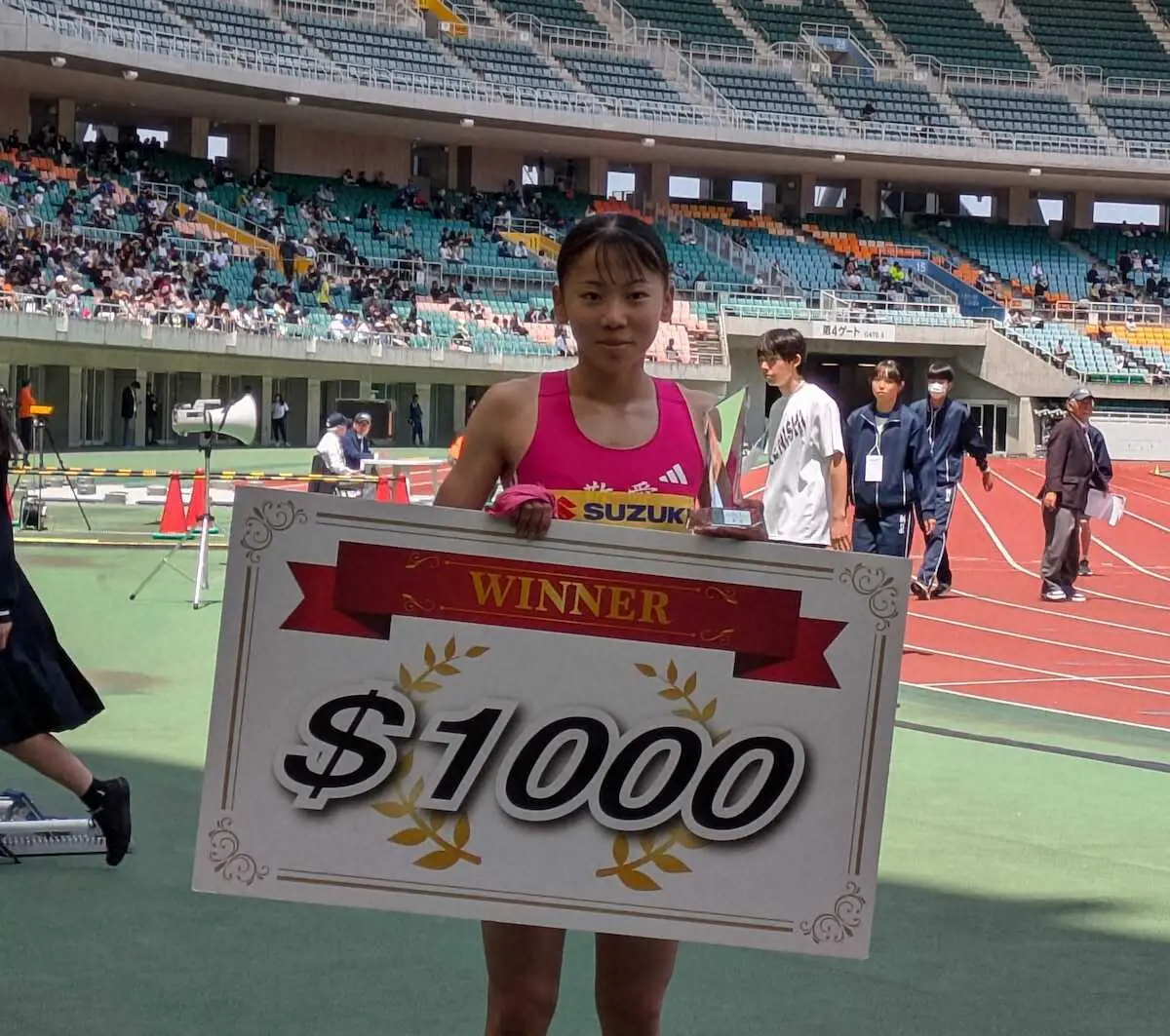 【画像・写真】久保凛、2分0秒28で連覇も「納得いかない」800mで開催国枠設定記録突破　静岡国際