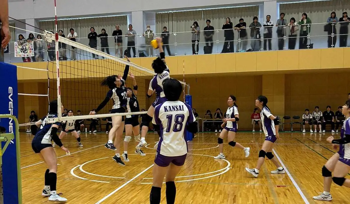 【画像・写真】【関西大学バレー】男子は天理大が無敗で単独首位　女子は1敗の関大が首位