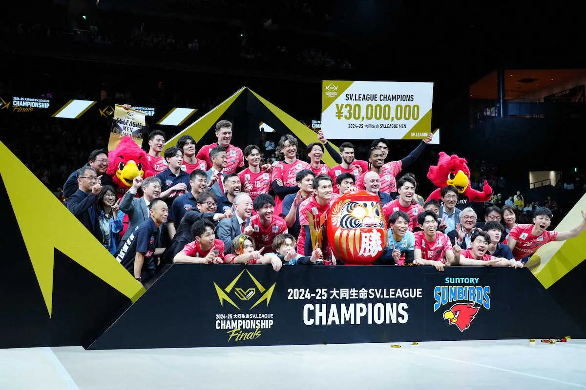 【画像・写真】【SVリーグ】サントリーは大宅、藤中、シリフカが今季限りで退団すると発表