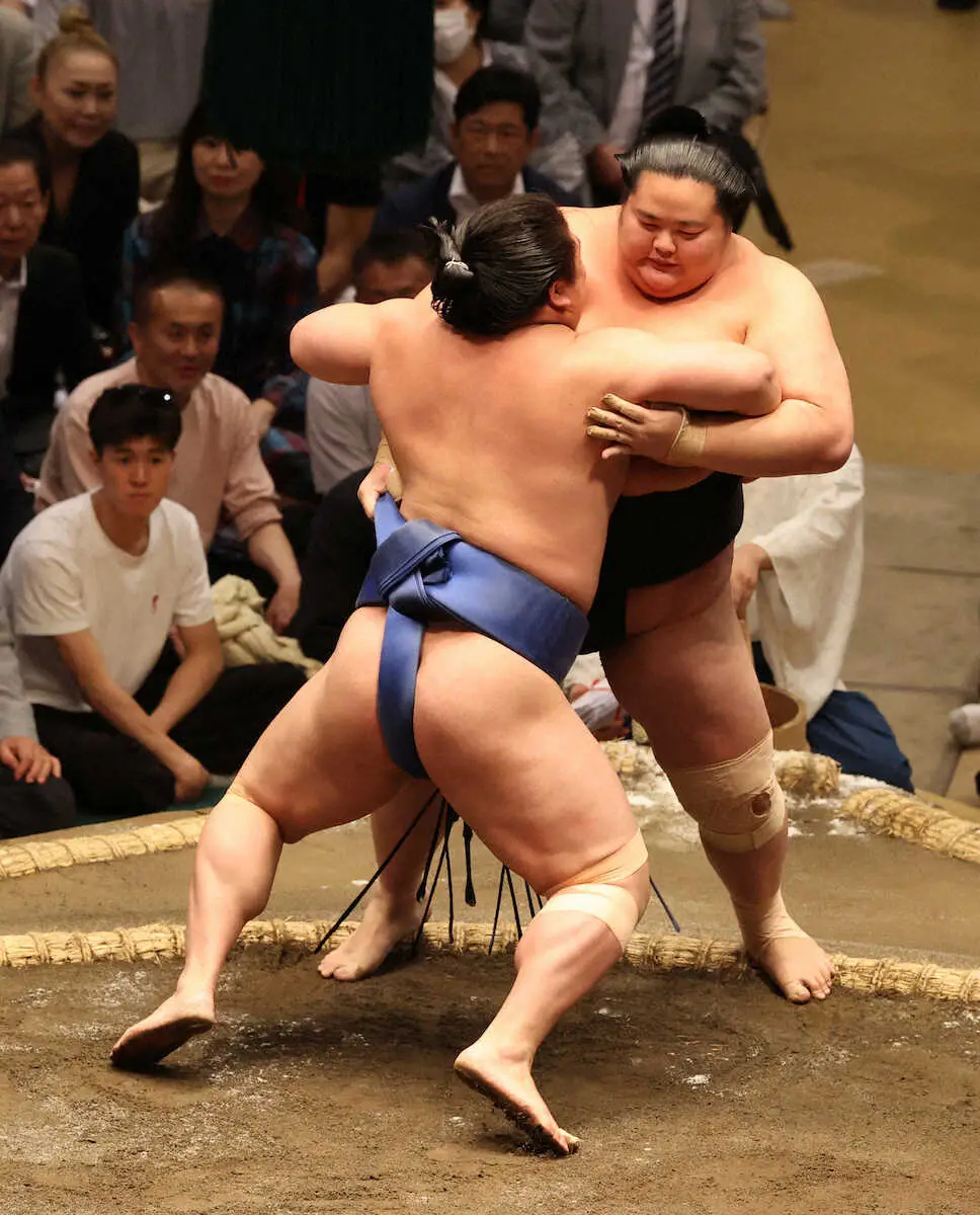 【画像・写真】大関・琴桜が若隆景に敗れ黒星先行 「切り替えます」