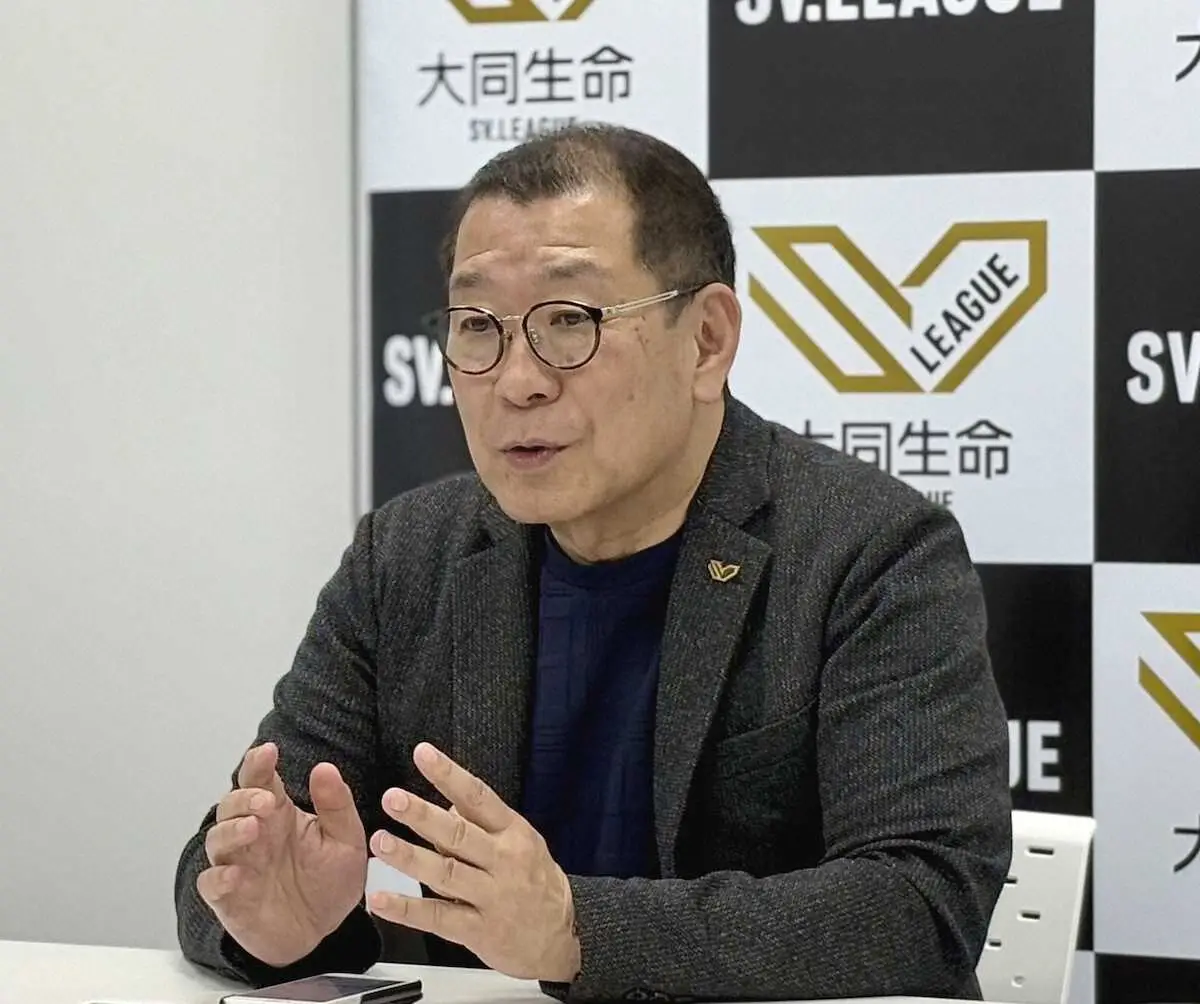 【画像・写真】【SVリーグ】選手会設置を歓迎　大河チェアマン「同じ方向に向かって良くすることが大事」