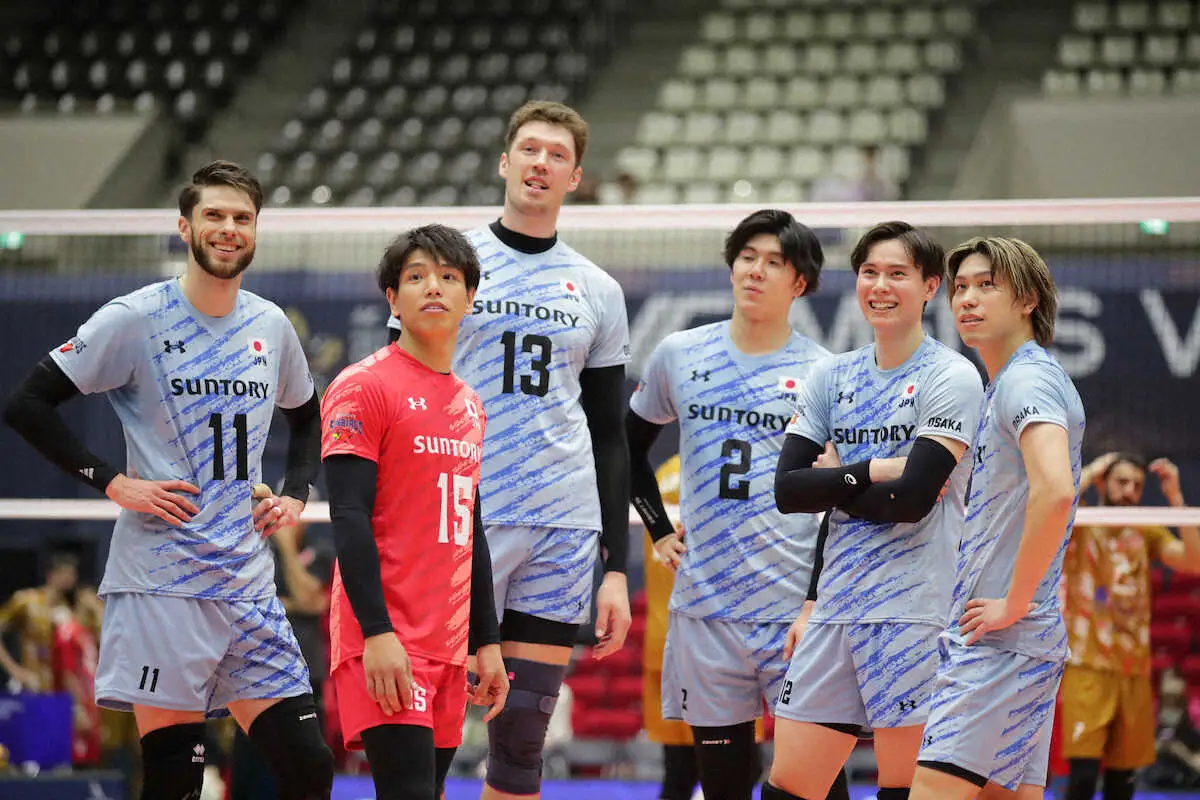 【画像・写真】【バレーボール】サントリーがACLで4強進出　思い出の場所で高橋藍が躍動