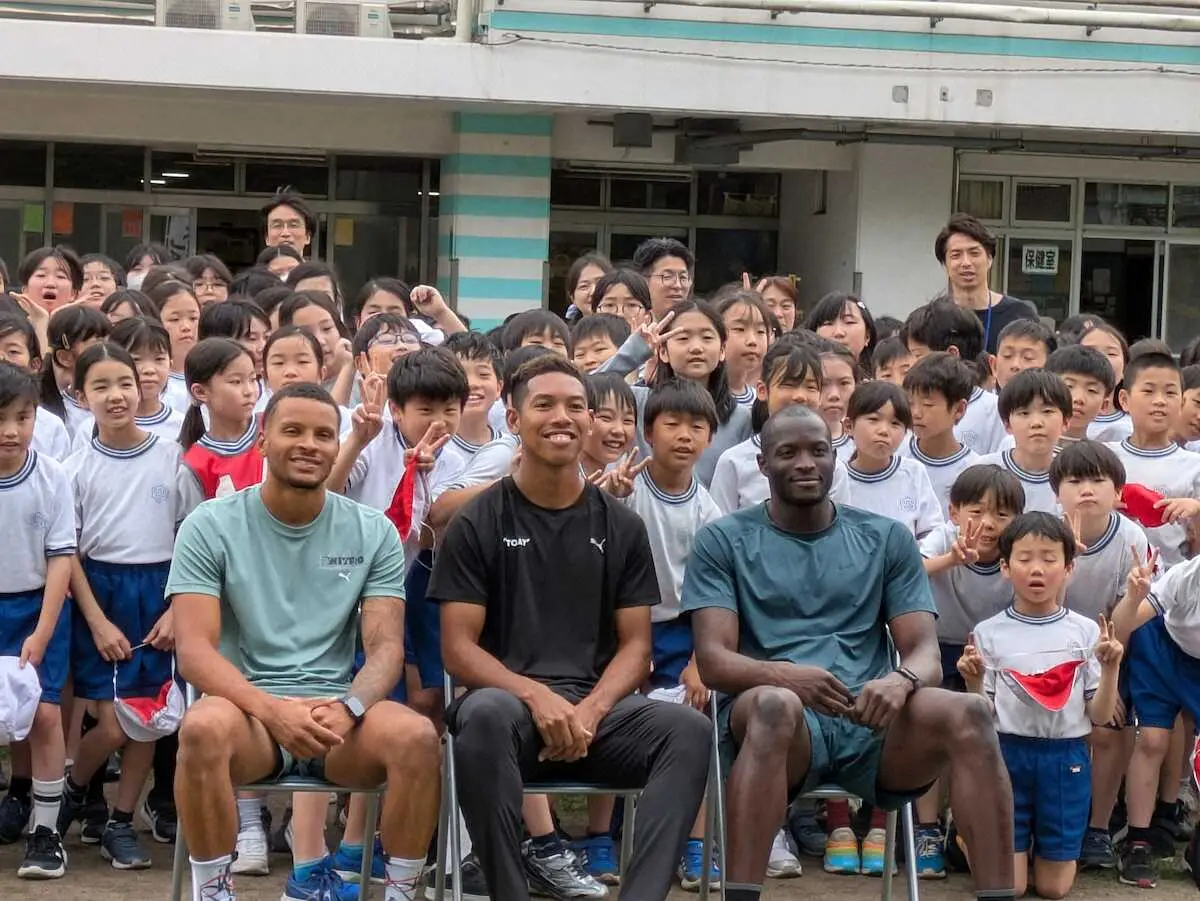 【画像・写真】サニブラウン「ここからシーズンイン」18日セイコーGGP　陸上教室で刺激「楽しかった」