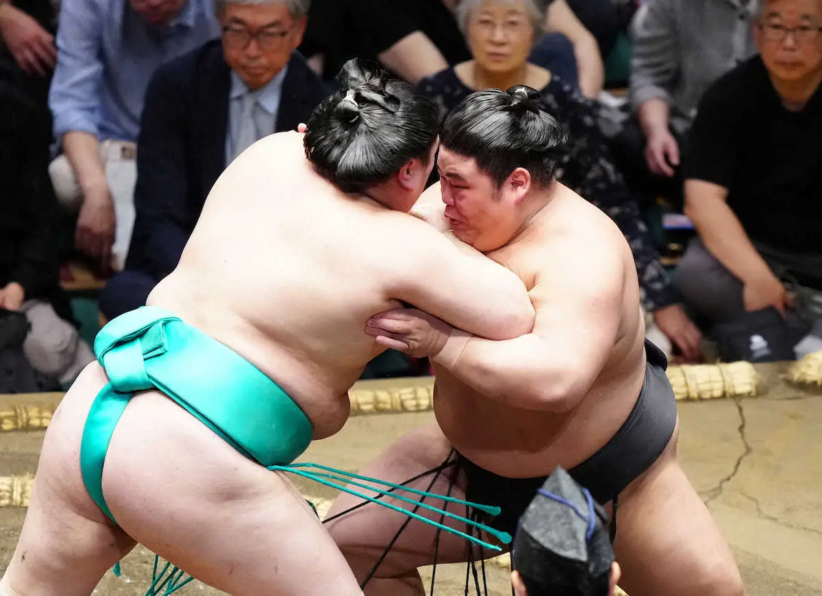 【画像・写真】大の里が7連勝　21歳・伯桜鵬も首位併走　豊昇龍は巻き返し狙い3連勝　琴桜は3敗目