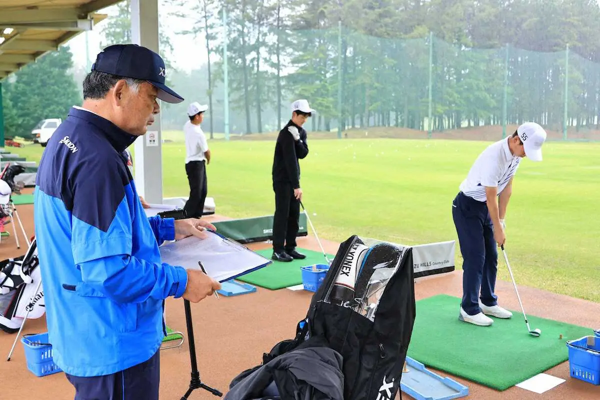 【画像・写真】中嶋常幸「世界で戦える選手を」トミーアカデミー選抜テスト