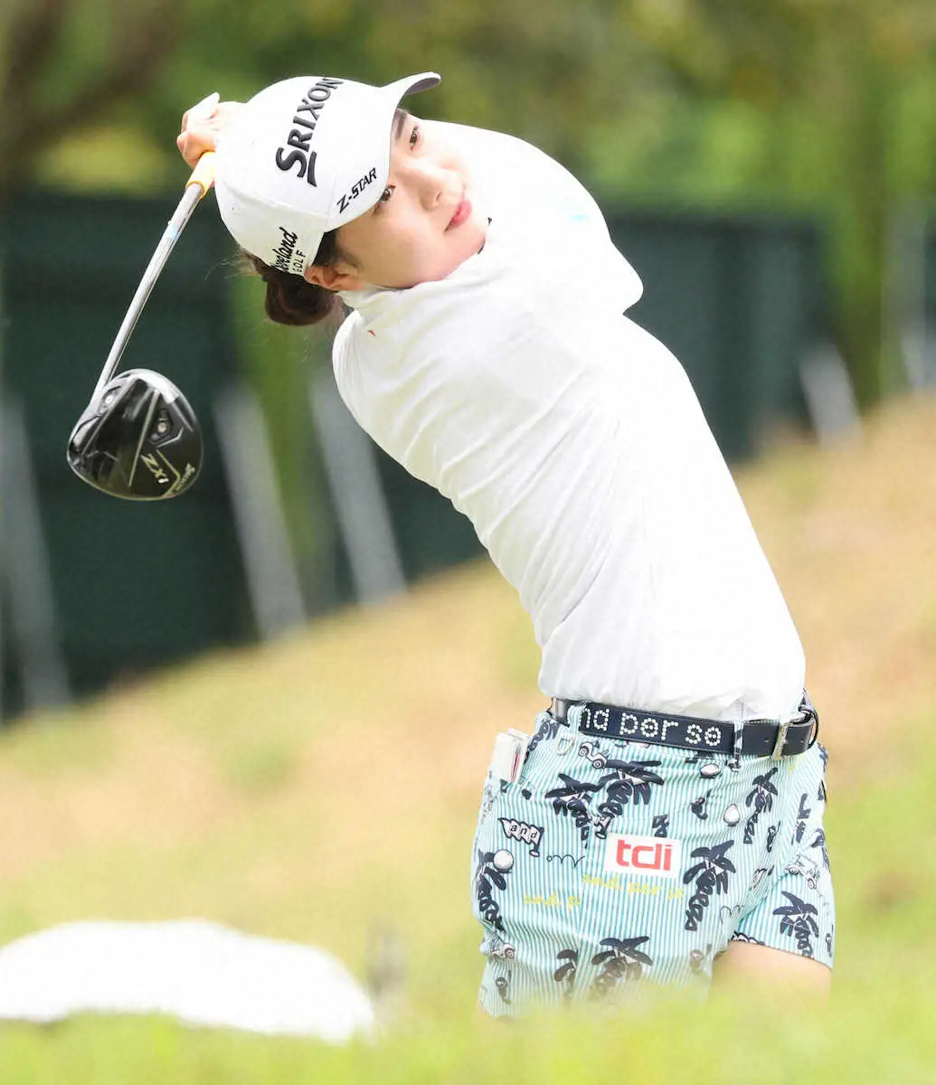 【画像・写真】菅楓華　20歳初ラウンドは「50点」初体験のOBも