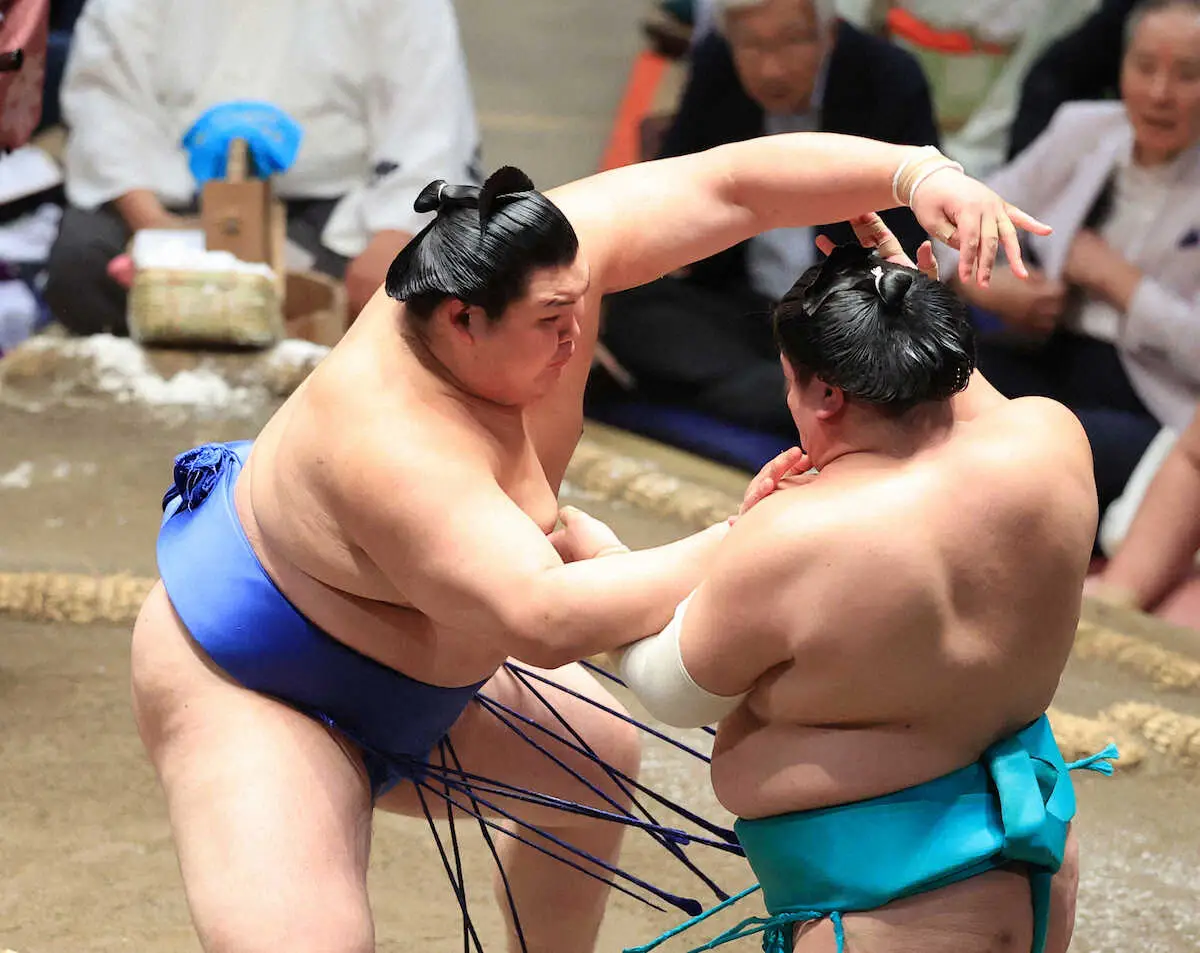 【画像・写真】大の里　圧巻10連勝！首位独走で綱獲り一直線　豊昇龍は勝ち越し、1敗勢が総崩れ