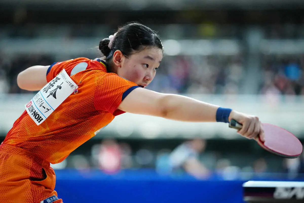 【画像・写真】【卓球】張本美和が16強入り　昨年アジア選手権で敗れた北朝鮮選手にリベンジ！フルセットの激戦制す