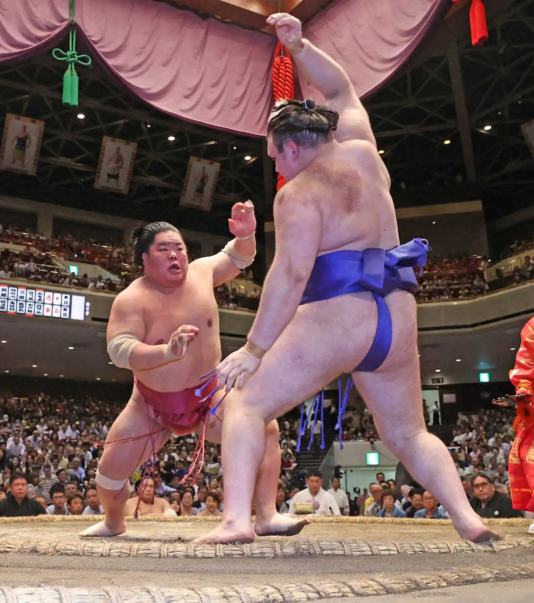 【画像・写真】安青錦　三役戦3連敗　「すごくいい経験」　13日目、4場所連続2ケタへ今度こそ王手