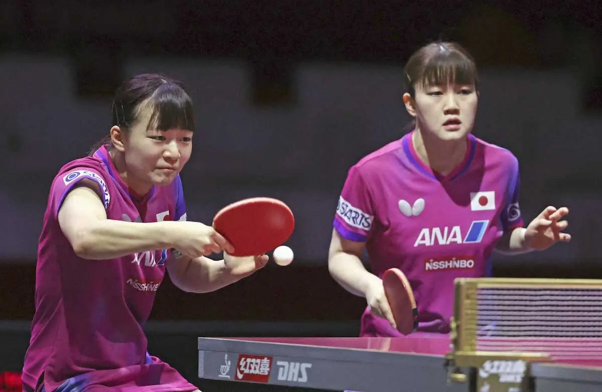【画像・写真】【卓球】大藤沙月・横井咲桜組　世界1位ペアがメダル逃し大粒の涙…韓国ペアに競り負ける