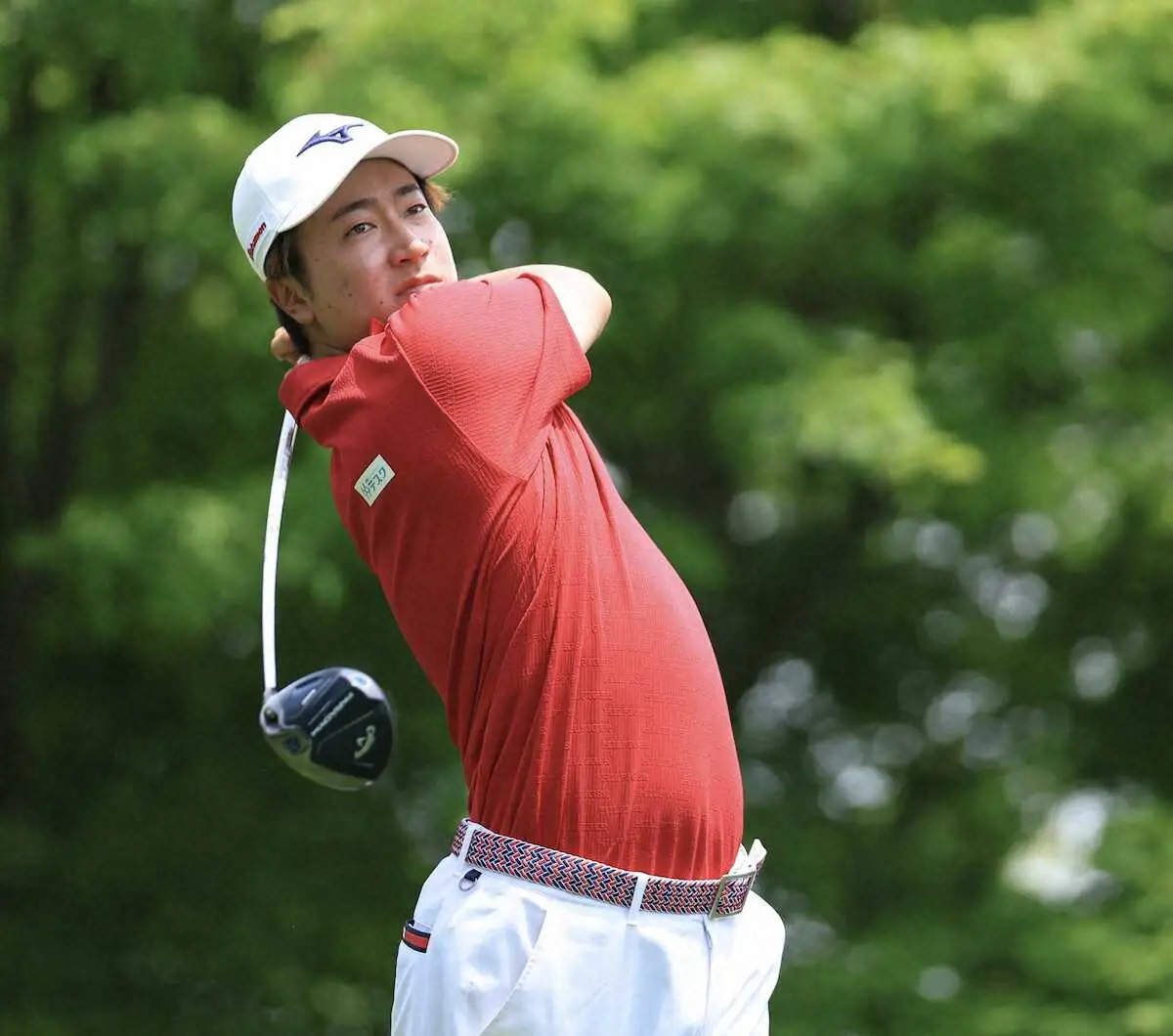 【画像・写真】前回覇者の杉浦悠太が単独首位発進　蝉川泰果が2打差2位　日本プロ選手権