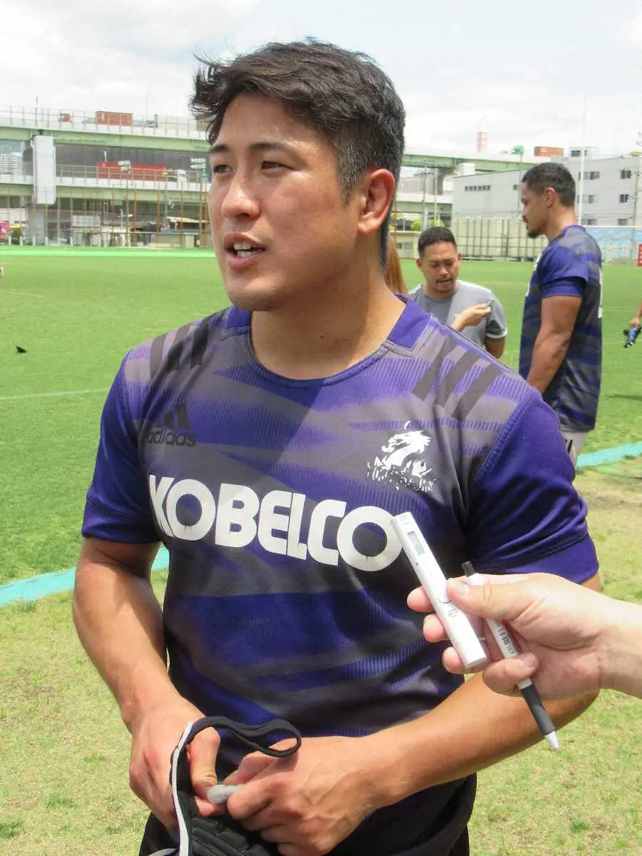 【画像・写真】BL東京戦に向けて抱負を語る松永