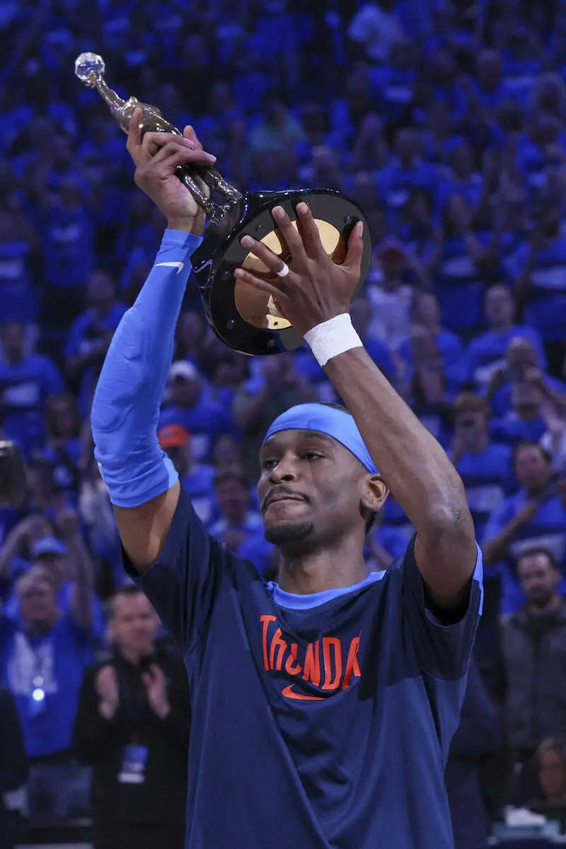 【画像・写真】【NBA】サンダー2連勝！“MVP”シェイがチーム最多38得点「第3戦以降もアントを抑えないと…」