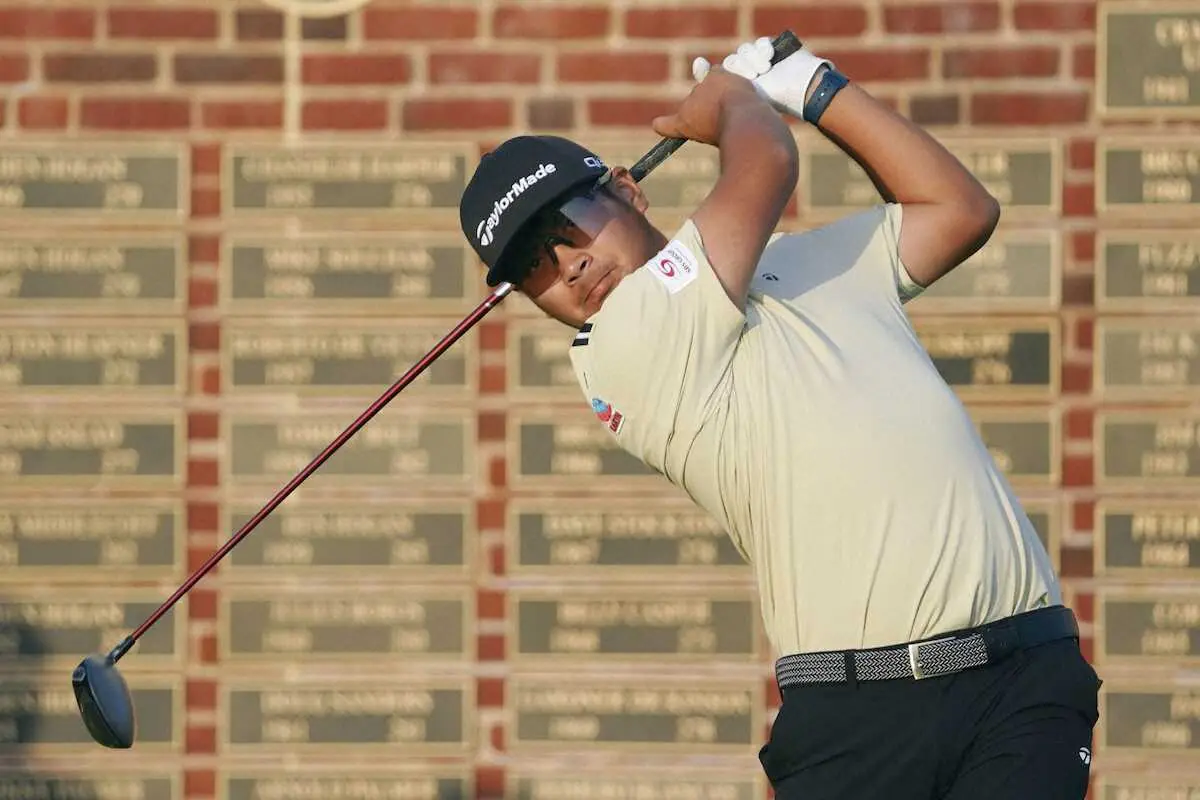 【画像・写真】久常涼が3打差2位の好発進　松山英樹は35位　チャールズシュワブ・チャレンジ