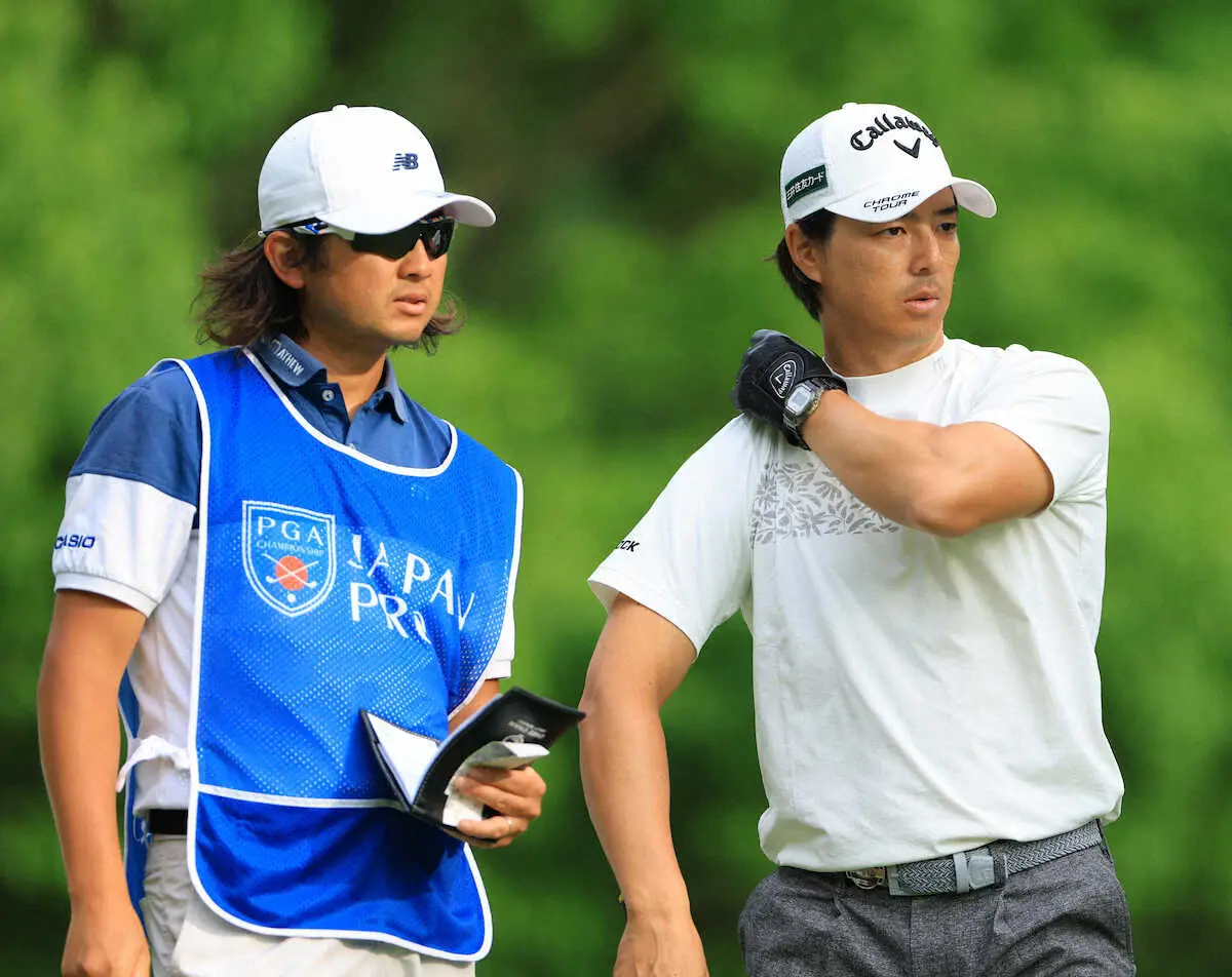 【画像・写真】石川遼　18番バーディー締め「弾みがつく」6位で決勝Rへ　日本プロ選手権